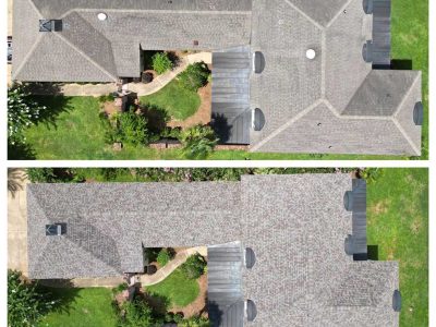 Before After Roofing Repairs